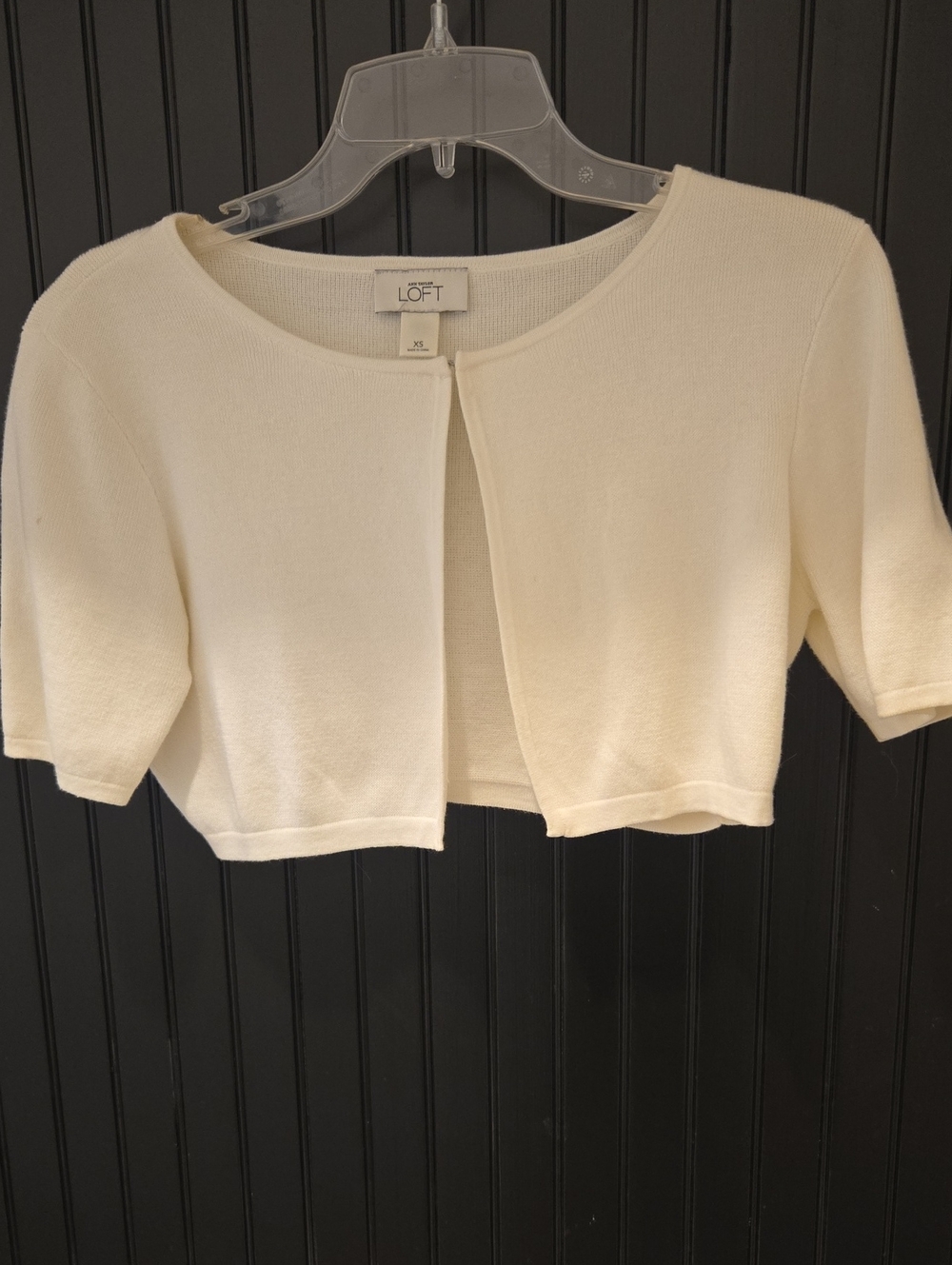 Cropped short-sleeve Shrug
